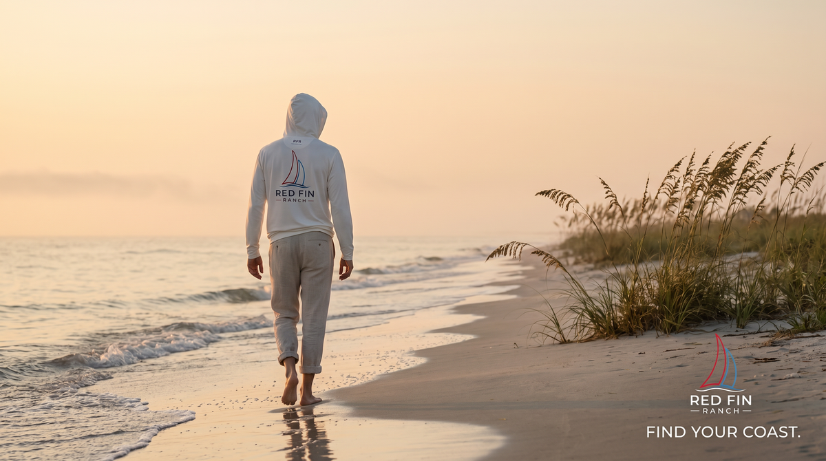 RED FIN RANCH PERFORMANCE FABRIC HOODIE