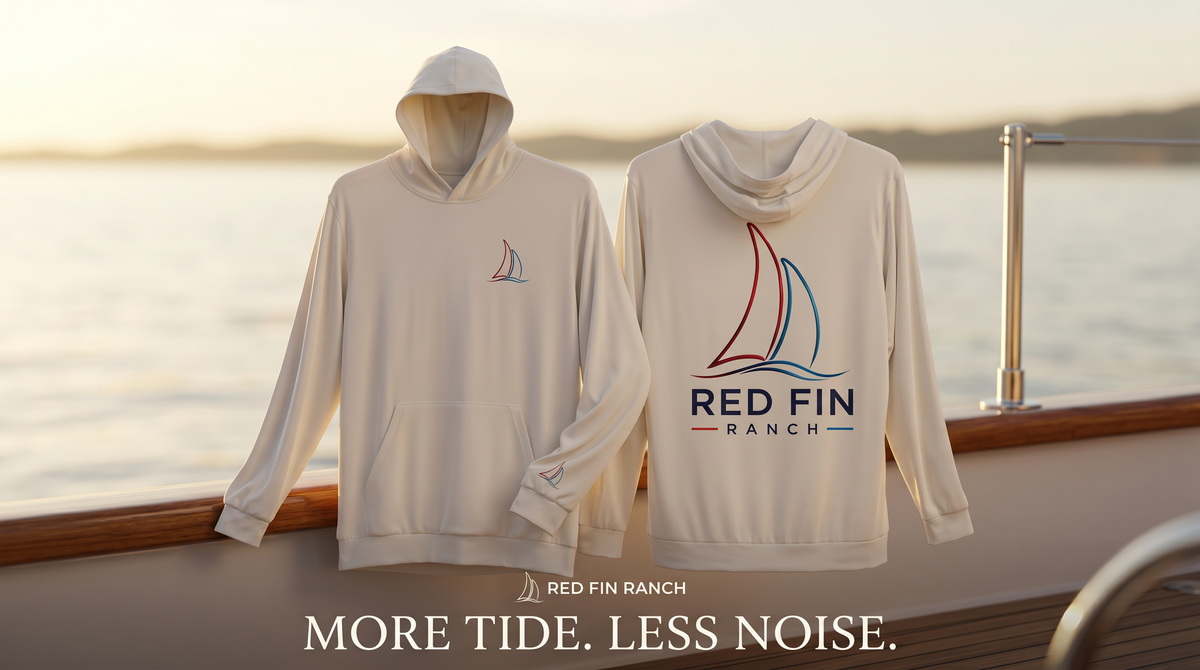 RED FIN RANCH PERFORMANCE FABRIC HOODIE