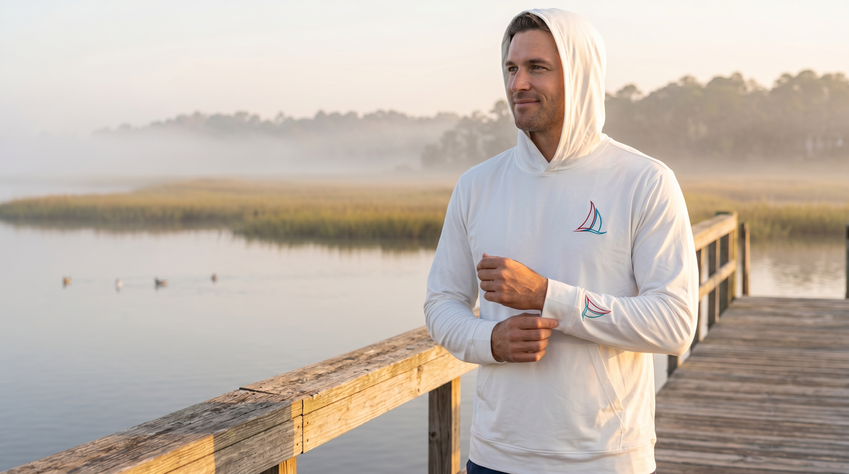 RED FIN RANCH PERFORMANCE FABRIC HOODIE