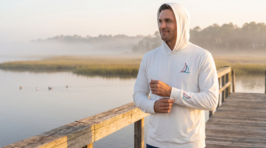 RED FIN RANCH PERFORMANCE FABRIC HOODIE